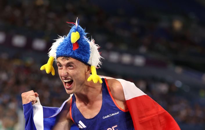 Yann Schrub est devenu mercredi à Rome vice-champion d'Europe du 10.000 m et remporte ainsi sa deuxième médaille européenne après le bronze à Munich en 2022. (Photo : Michael Steele/Getty Images)