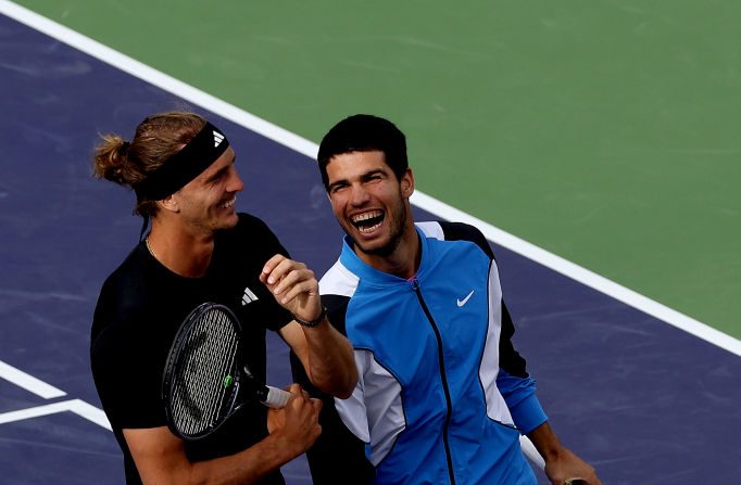 Alexander Zverev s'est offert vendredi sa première finale à Roland-Garros en écartant le Norvégien Casper Ruud, et retrouvera l'Espagnol Carlos Alcaraz dimanche. (Photo : Matthew Stockman/Getty Images)