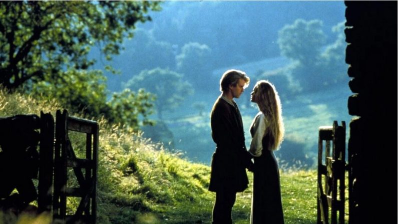 Cary Elwes dans le rôle de Westley et Robin Wright dans celui de la princesse Bouton d'or dans "The Princess Bride". (MovieStillsDB)