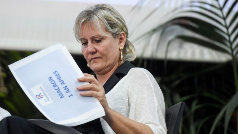 Nadine Morano le 1er septembre 2018, à La Baule. (Photo SEBASTIEN SALOM GOMIS/AFP via Getty Images)