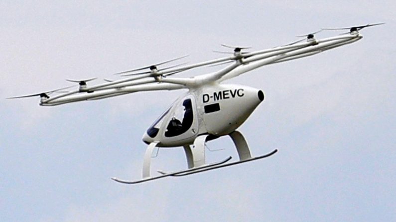 Taxi volant VoloCity (Photo par GEOFFROY VAN DER HASSELT/AFP via Getty Images)