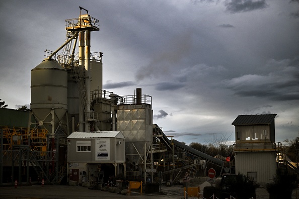 L'usine de lithium de la multinationale française de minéraux industriels Imerys à Échassierres, le 17 janvier 2024. (Photo OLIVIER CHASSIGNOLE/AFP via Getty Images)