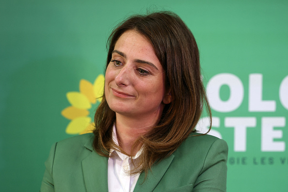 La secrétaire nationale des Écologistes-EELV Marine Tondelier. (ALAIN JOCARD/AFP via Getty Images)