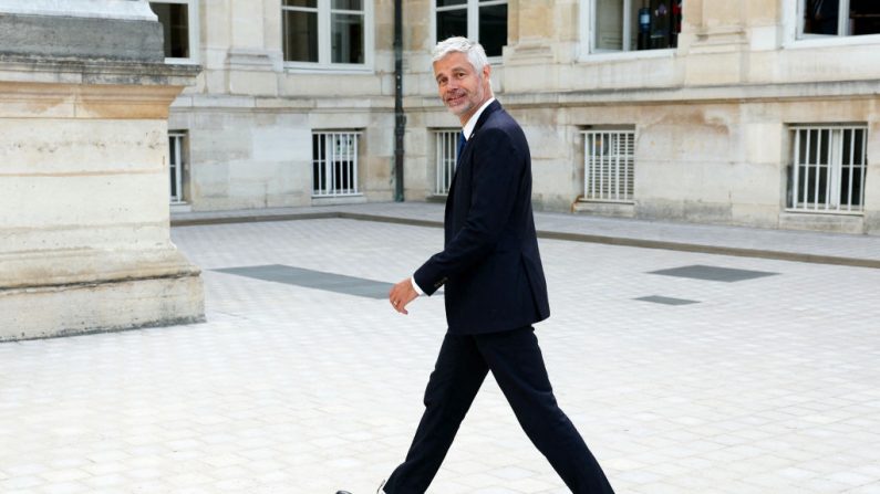 Laurent Wauquiez a dû quitter la tête de la région Auvergne-Rhône-Alpes. (ALAIN JOCARD/AFP via Getty Images)