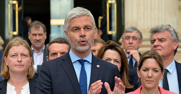 Laurent Wauquiez, le 10 juillet à Paris. (Photo par BERTRAND GUAY/AFP via Getty Images)