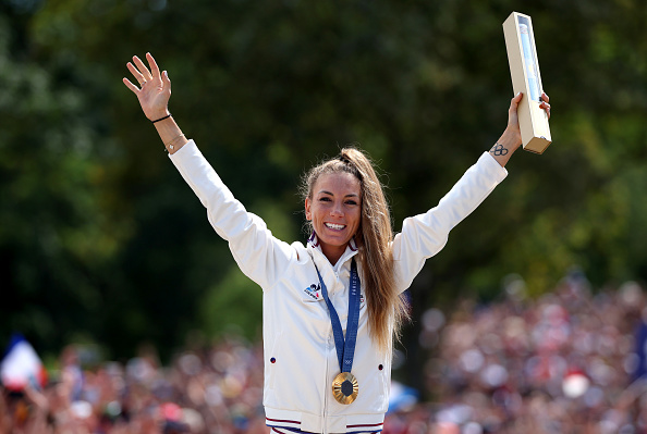 Pauline Ferrand-Prévot a décroché son premier titre olympique en VTT cross-country ce dimanche 28 juillet à Elancourt. (Photo Jared C. Tilton/Getty Images)