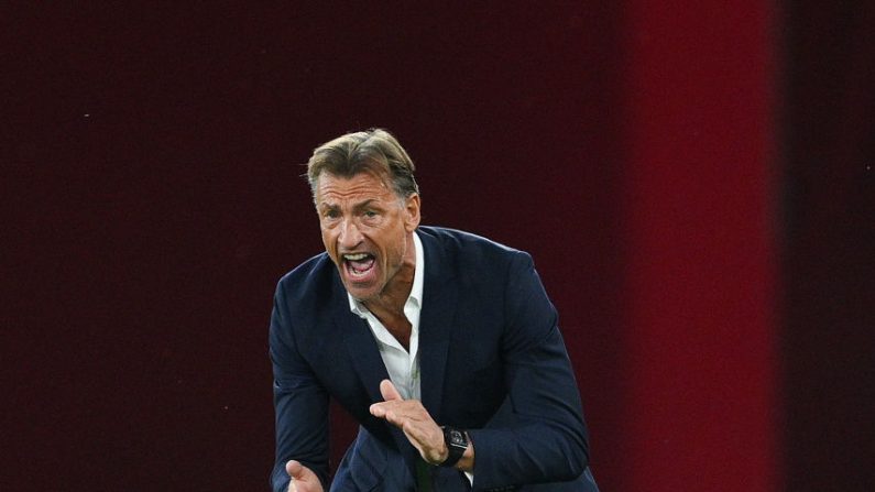 Hervé Renard a indiqué mardi que les Bleues devaient "aller chercher dans leurs tripes" avant le troisième match du tournoi olympique contre la Nouvelle-Zélande à Lyon, où une victoire ou un match nul les qualifierait en quart de finale. (Photo : David Ramos/Getty Images)