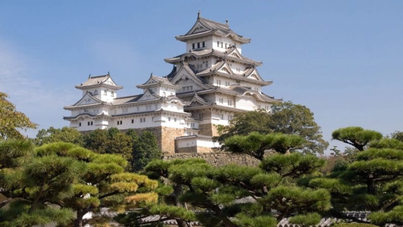 Vue de la tour principale du château de Himeji, à Himeji, au Japon. (Martin Mette/Dreamstime/TNS)