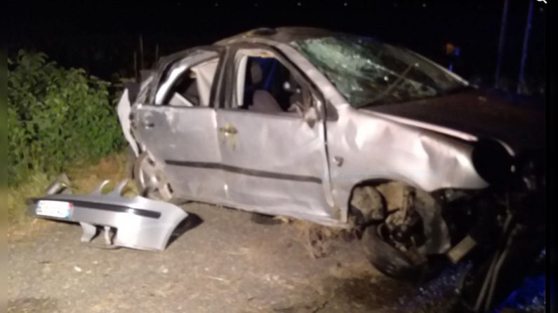 Sur la RD 132 à Saint-Paul-de-Baïse (Gers), sept adolescents de 14 à 17 ans ont été blessés dans un accident de voiture, conduite sans permis. (Capture d’écran Sdis 32 Sapeurs-pompiers du Gers)