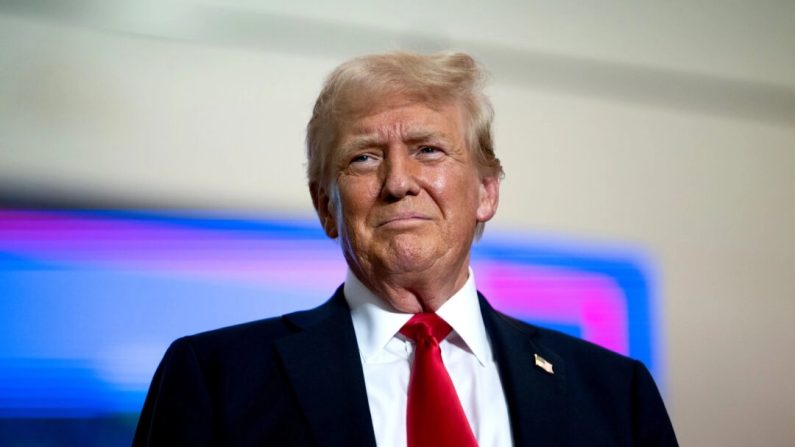 Le candidat républicain à l'élection présidentielle, l'ancien président Donald Trump, le 27 juillet 2024, à St Cloud, Minnesota. (Stephen Maturen/Getty Images)