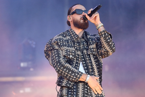 Le rappeur SCH aux Francofolies de La Rochelle, en 2022. (Photo ROMAIN PERROCHEAU/AFP via Getty Images)