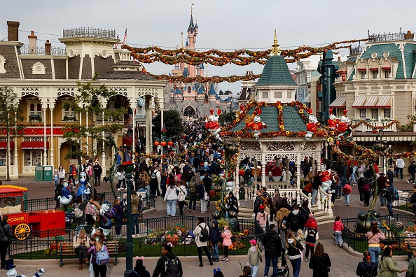 Disneyland Paris, à Marne-la-Vallée.   (IAN LANGSDON/AFP via Getty Images)