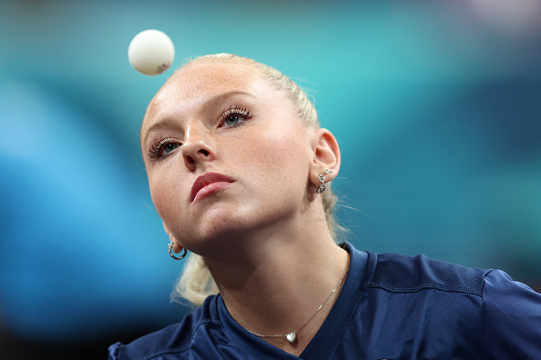 Flora Vautier de l'équipe de France lors de la première journée des Jeux Paralympiques d'été de Paris 2024. (Graham Denholm/Getty Images for IPC)