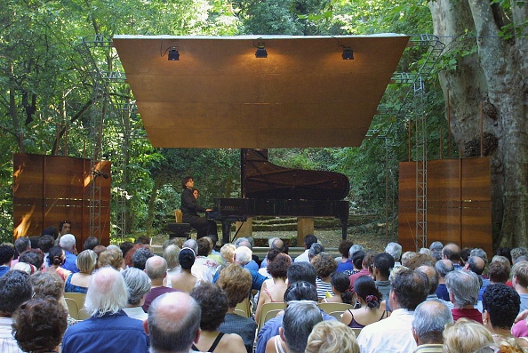 Festival international de piano de la Roque d'Anthéron. (Photo ANNE-CHRISTINE POUJOULAT/AFP via Getty Images)