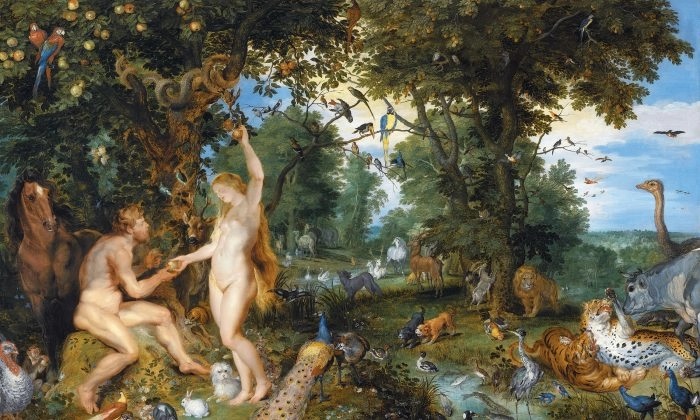 « Le jardin d’Éden », vers 1615, par Pierre Paul Rubens et Jan Brueghel l’Ancien. (Domaine public)