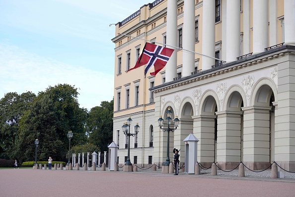 Le palais royal d'Oslo, capitale de Norvège, le 9 septembre 2022 ( OLE BERG-RUSTEN/NTB/AFP via Getty Images)