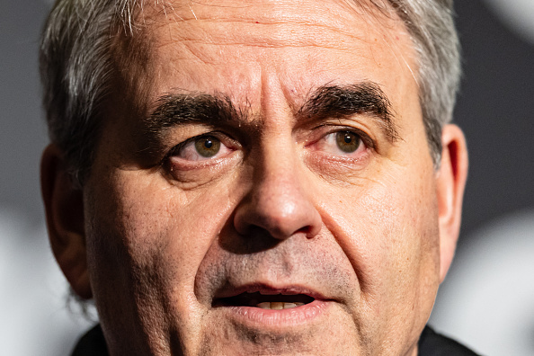 Le président Les Républicains (LR) des Hauts-de-France Xavier Bertrand. (SAMEER AL-DOUMY/AFP via Getty Images)