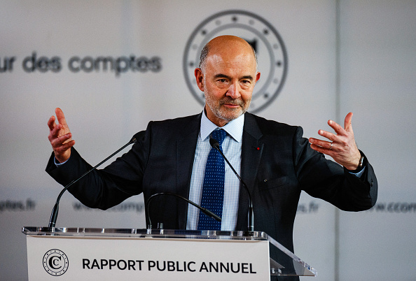 Le premier président de la Cour des comptes Pierre Moscovici. ( DIMITAR DILKOFF/AFP via Getty Images)