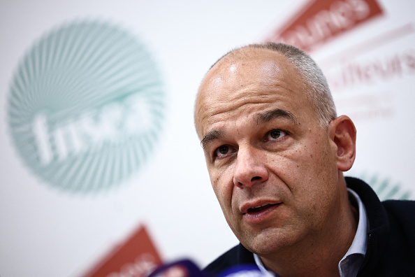 Arnaud Rousseau, président de la FNSEA. (Photo ANNE-CHRISTINE POUJOULAT/AFP via Getty Images)