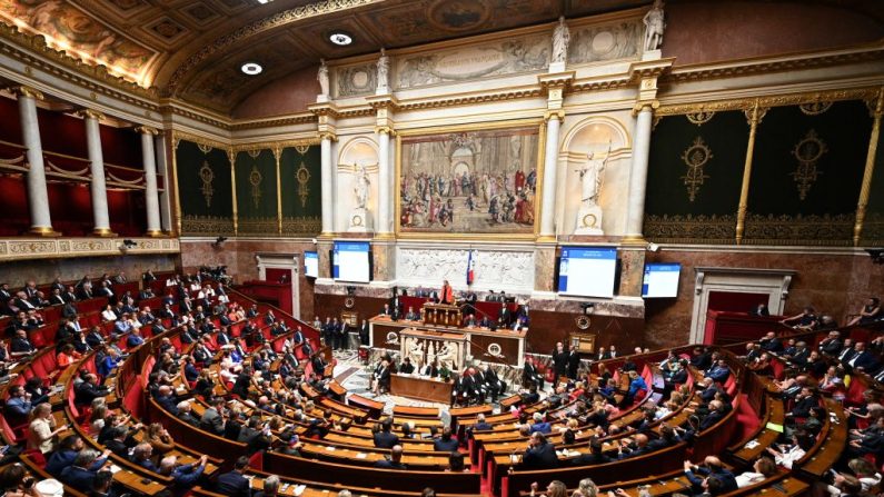 

L'Assemblée nationale, le 18 juillet 2024 (BERTRAND GUAY/AFP via Getty Images)