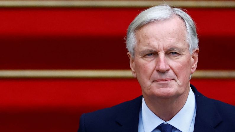 Le Premier ministre Michel Barnier. (SARAH MEYSSONNIER/POOL/AFP via Getty Images)