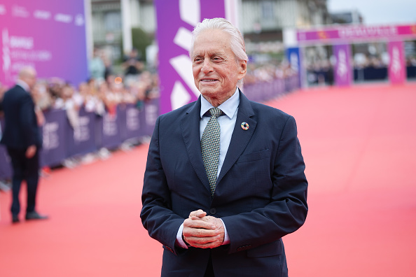 Michael Douglas lors de la cérémonie d'ouverture du 50ème Festival du Film Américain de Deauville le 06 septembre 2024 à Deauville. (Francois Durand/Getty Images)