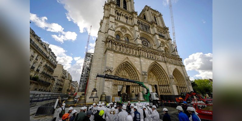 Notre-Dame, le 12 septembre 2024. (Photo par ED JONES/AFP via Getty Images)