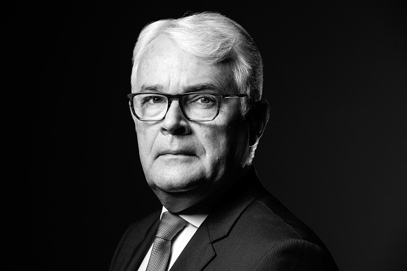 Jean-François Bohnert, directeur du Parquet national financier, institution judiciaire chargée de traquer la grande délinquance économique et financière, pose lors d'une séance photo à Paris le 15 avril 2021. (Photo JOEL SAGET/AFP via Getty Images)