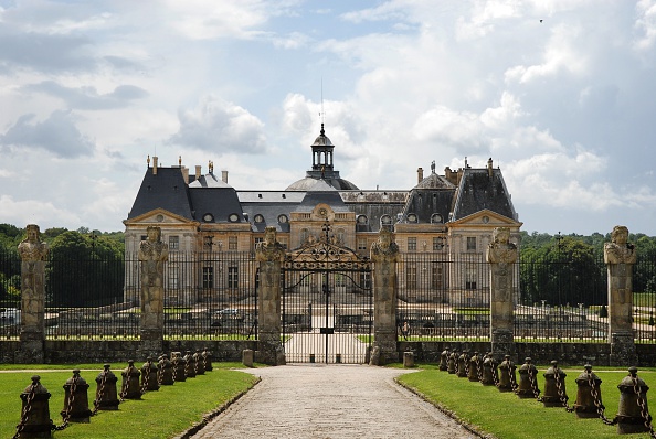 Le château de Vaux-le-Vicomte, situé sur la commune de Maincy (Seine-et-Marne) à 50 km au sud-est de Paris.  (MIGUEL MEDINA/AFP via Getty Images)