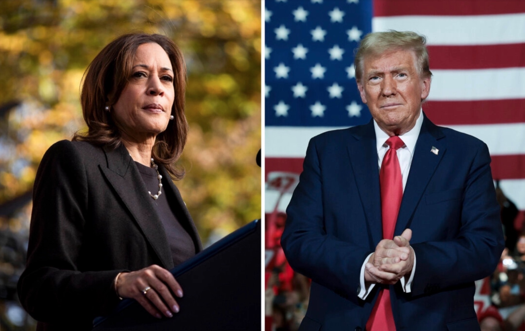 Élections américaines : à deux semaines de l'échéance, Trump progresse, Harris stagne