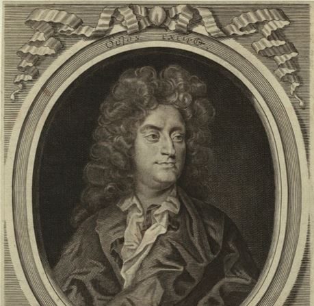 Portrait gravé de Henry Purcell par R. White, extrait d’Orpheus Britannicus (Domaine public)