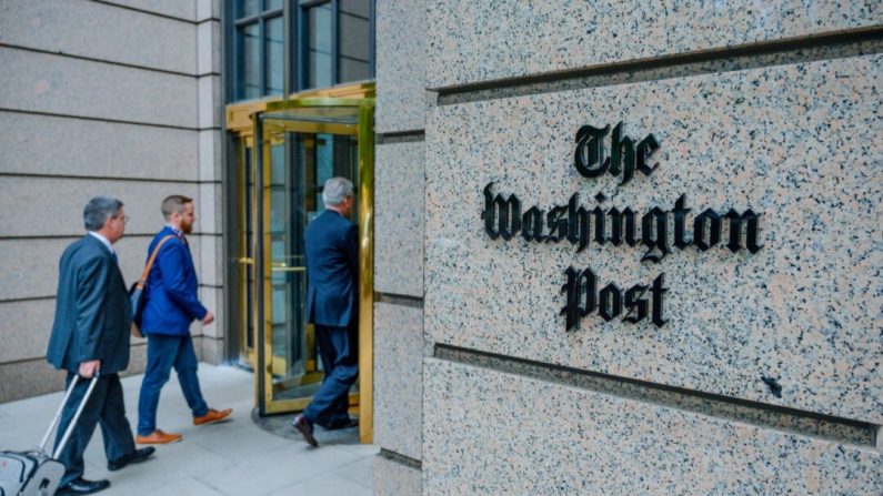 Le siège du Washington Post sur K Street à Washington, D.C. (Eric Baradat/AFP/Getty Images)