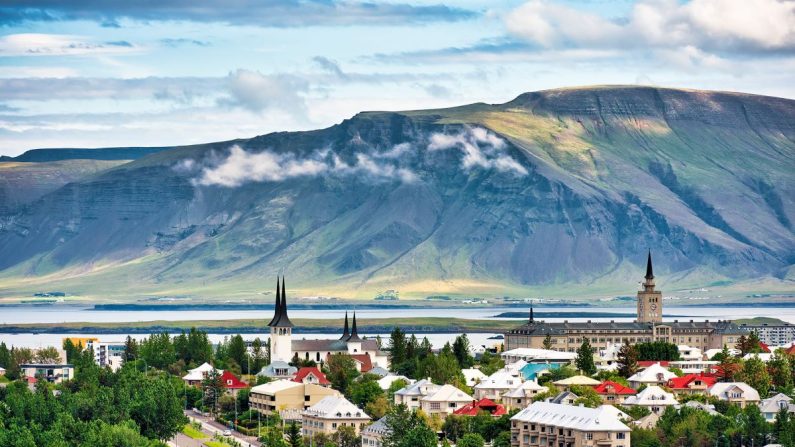 Vue panoramique de Reykjavik, en Islande. (Harald Nachtmann/Getty Images)