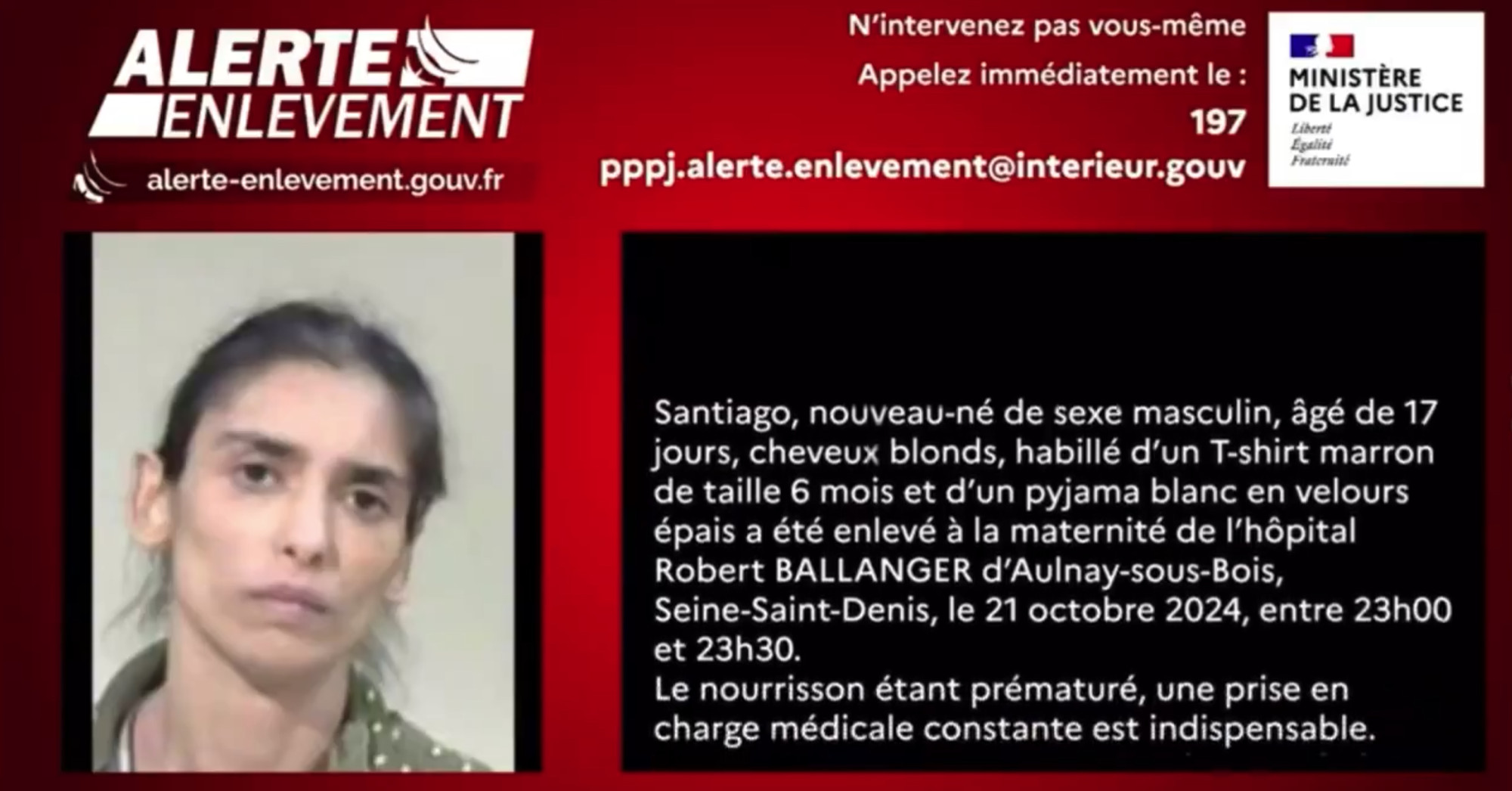 La mère de Santiago devrait être remise aux autorités françaises la semaine prochaine