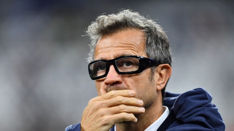 Fabien Galthié, après la victoire du XV de France 37-23 contre l'Argentine vendredi à domicile, s'est félicité de la "saine émulation" qui règne au sein des Bleus. (Photo : Franco Arland/Getty Images)