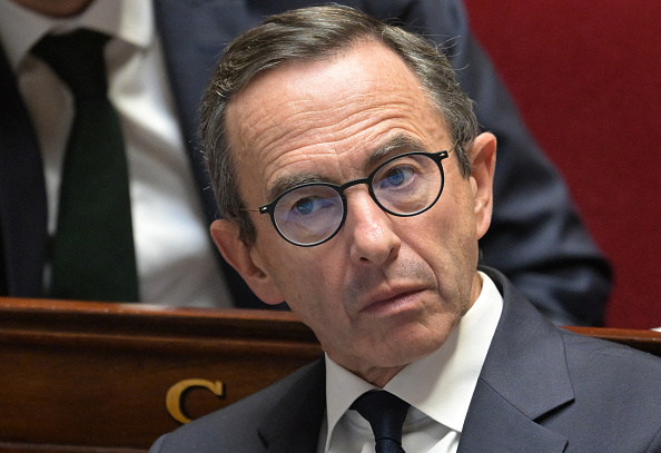 Le ministre de l'Intérieur Bruno Retailleau  (BERTRAND GUAY/AFP via Getty Images)