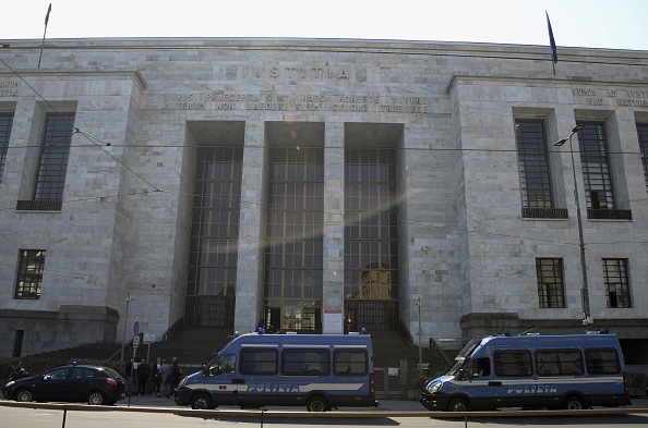 Le tribunal de Milan. (Photo OLIVIER MORIN/AFP via Getty Images)