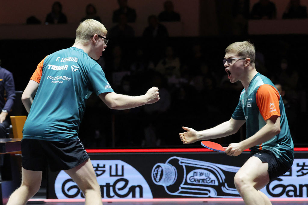 Alexis et Félix Lebrun, sacrés en double aux WTT Finals de Fukuoka