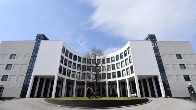 Le parquet fédéral à Karlsruhe, en Allemagne, le 12 avril 2017. (Uli Deck/dpa/AFP via Getty Images)