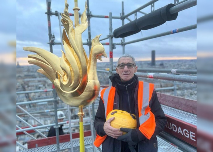 « Son dernier chantier » : l’échafaudeur Azzedine Hedna est décédé, la « grande famille » de Notre-Dame lui rend hommage