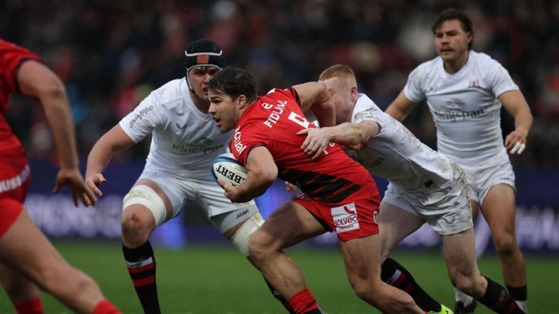 Les victoires bonifiées à domicile dimanche de Bordeaux-Bègles et Toulouse contre Leicester et l'Ulster bouclent le beau week-end des clubs français en Champions Cup, reçus six sur huit lors de la première journée. (Photo : VALENTINE CHAPUIS/AFP via Getty Images)