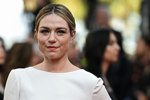 L'actrice belge et membre du jury Un certain regard Emilie Dequenne lors de la 76e édition du Festival de Cannes, le 26 mai 2023. (Photo PATRICIA DE MELO MOREIRA/AFP via Getty Images)