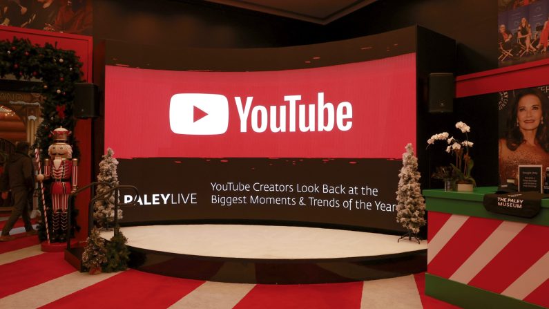 Une vue de l'atmosphère lors de la célébration des tendances de fin d'année de YouTube au musée Paley de New York, le 3 décembre 2024. (Jason Mendez/Getty Images pour YouTube)