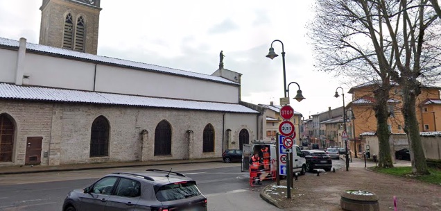 La ville de Montluel dans l'Ain où a eu lieu le drame. Capture Google Maps.