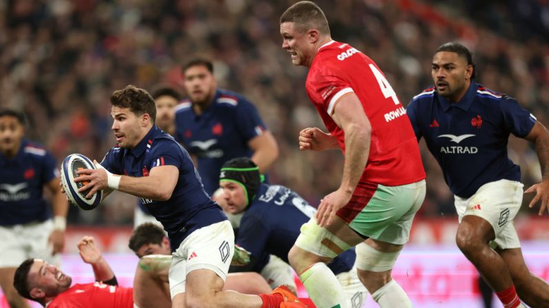 Le XV de France a surclassé de très tendres Gallois vendredi au Stade de France pour l'entame du Tournoi des six nations (43-0), avec sept essais et le plein de confiance. (Photo : Julian Finney/Getty Images)