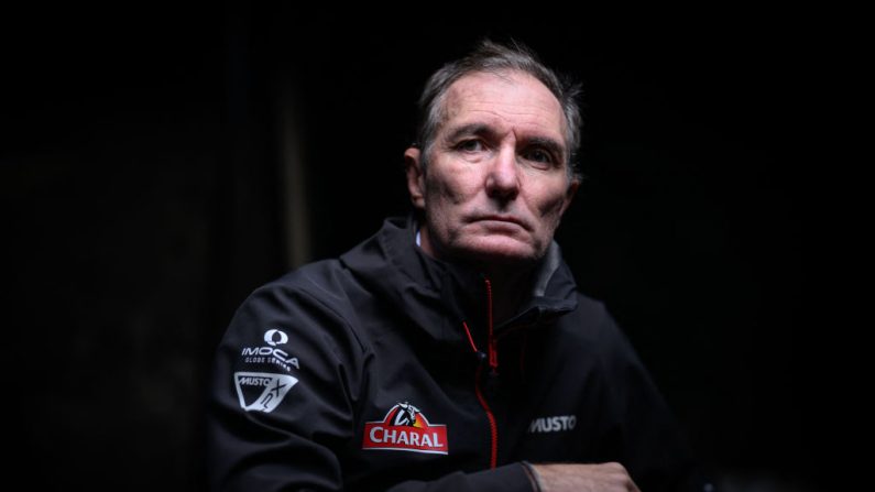 Jérémie Beyou (Charal) est arrivé vendredi aux Sables-d'Olonne, se classant quatrième du Vendée Globe un peu moins de dix jours après le vainqueur Charlie Dalin (Macif Santé Prévoyance). (Photo : LOIC VENANCE/AFP via Getty Images)