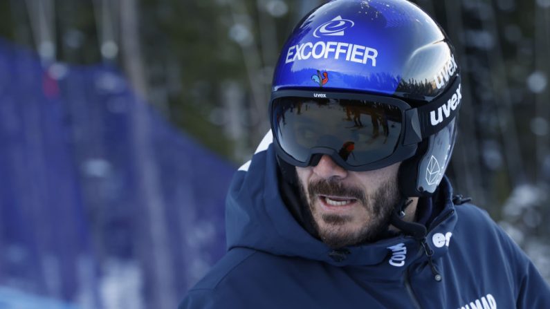 Cyprien Sarrazin, gravement blessé à la tête après une chute à l'entraînement le 27 décembre à Bormio (Italie), a été rapatrié à Lyon vendredi et sa saison en Coupe du monde de ski alpin est terminée. (Photo : Alexis Boichard/Agence Zoom/Getty Images)