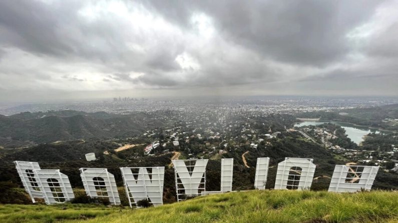 Le panneau Hollywood à Los Angeles, Californie, le 29 décembre 2022. (Stefani Reynolds/AFP via Getty Images)