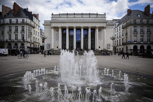 Le théâtre de l'opéra Graslin à Nantes.  (Crédit photo LOIC VENANCE/AFP via Getty Images)