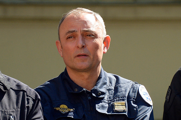 Le patron de la gendarmerie nationale Hubert Bonneau.  (BERTRAND GUAY/AFP via Getty Images)